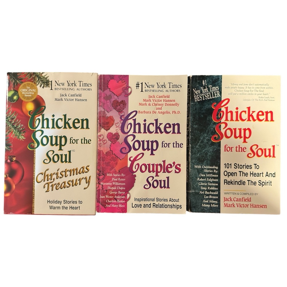Chicken Soup for the Soul Book Set Self-Help Inspirational Spirituality Novels
